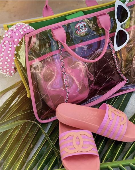 chanel pink beach bag|Chanel pink bag price.